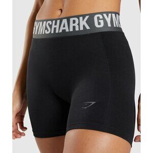 Gymshark flex Shorts Size M  Black/charcoal Grey, women's shorts NWT Gymwear